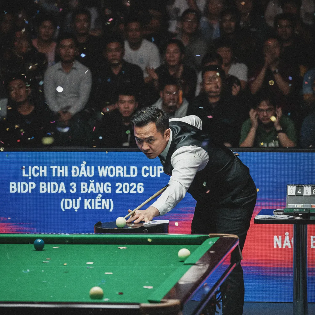 Lịch Trình World Cup Bida 3 Băng 2026 (Dự Kiến)