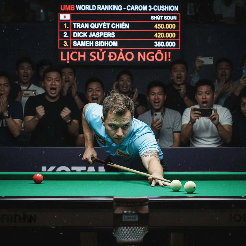 Bảng xếp hạng Carom 3 Băng UMB Mới Nhất: Cuộc Đảo Ngôi Lịch Sử