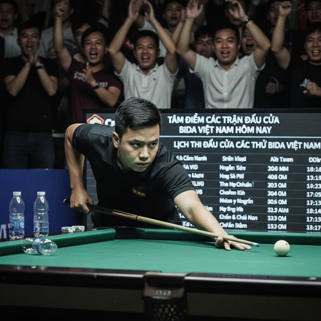 Tâm điểm các trận đấu của Bida Việt Nam ngày hôm nay