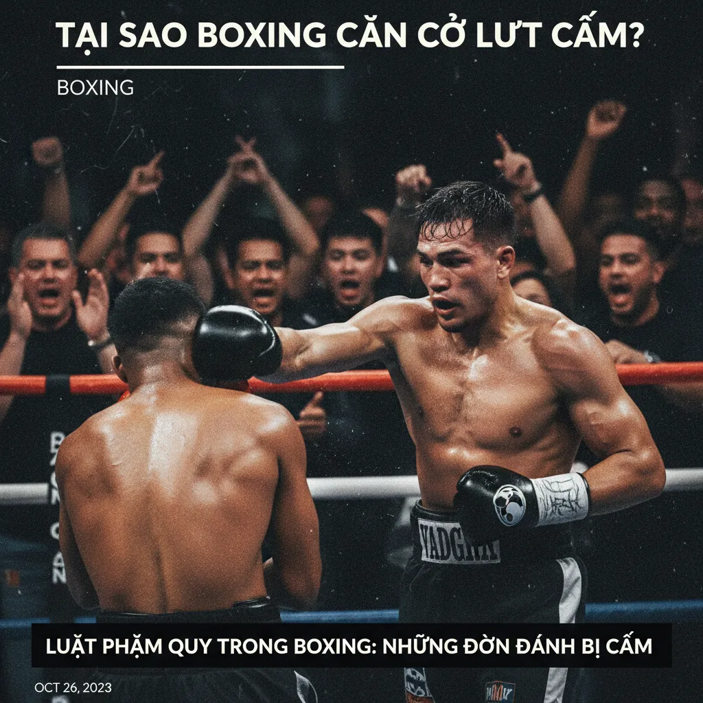 Tại sao Boxing cần có luật cấm?
