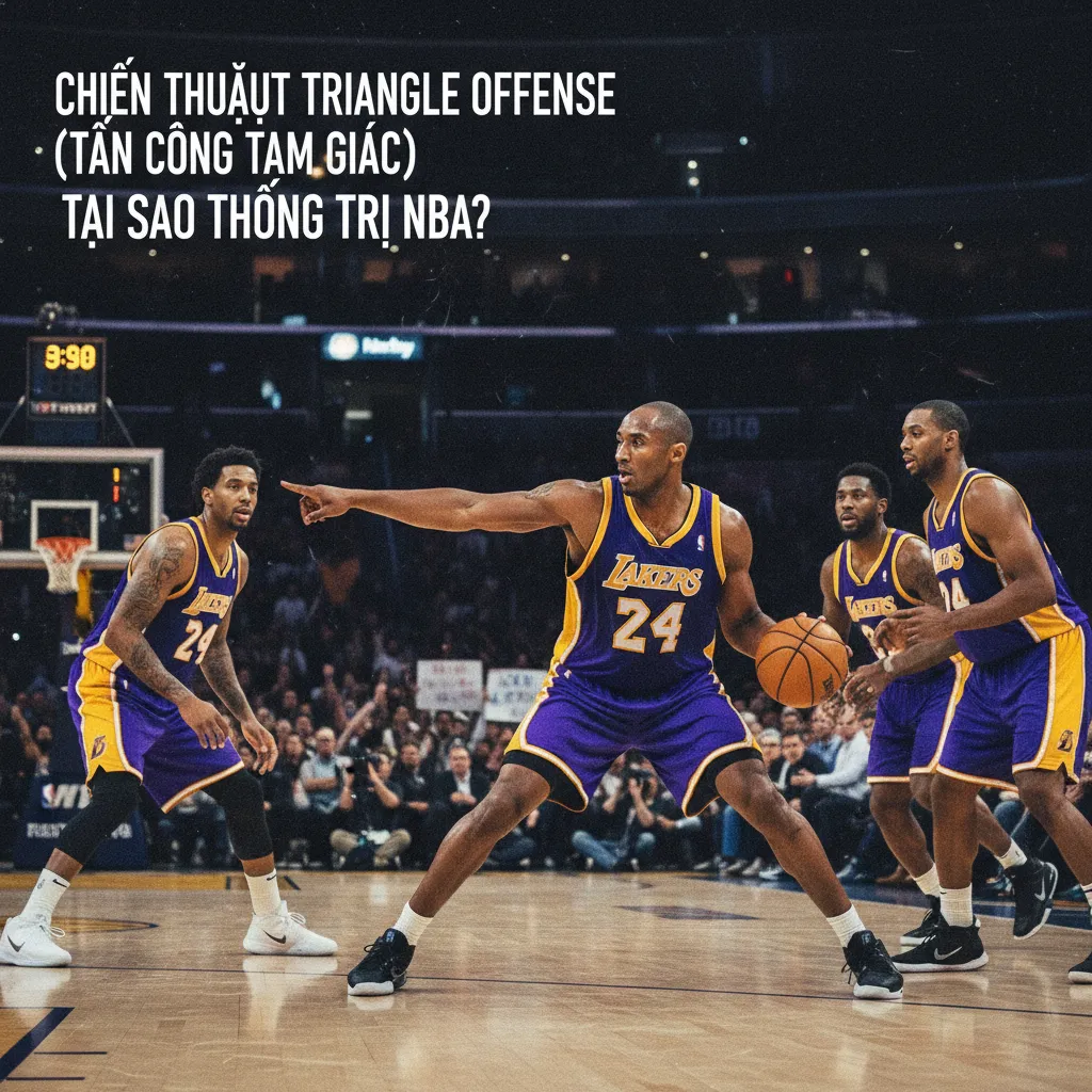 Michael Jordan ở vị trí wing trong Triangle Offense